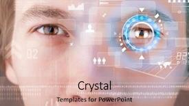  Presentation with cyber - PPT theme featuring three yellow bush pumpkins isolated on white background background and a lemonade colored foreground