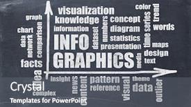  Presentation with knowledge - Audience pleasing slide set consisting of data visualization - infographics visual content knowledge word backdrop and a gray colored foreground
