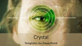  Presentation with cyber - Colorful presentation design enhanced with data visualization - modern man with cyber technology backdrop and a coral colored foreground