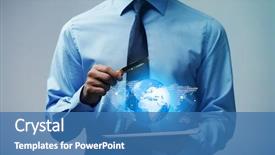  Presentation with systems - Theme having database - concept of management information systems background and a teal colored foreground