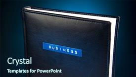  Presentation with business book tgemplate - Cool new theme with datd base - business book against blue background backdrop and a navy blue colored foreground