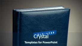  Presentation with base - PPT theme enhanced with datd base - business book background and a navy blue colored foreground