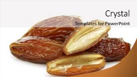  Presentation with date fruit - Cool new presentation theme with date fruit and a cut backdrop and a white colored foreground