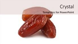  Presentation with date palm - Cool new PPT layouts with date fruits backdrop and a lemonade colored foreground