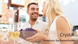  Presentation with payment - Amazing theme having date people payment and finances backdrop and a coral colored foreground
