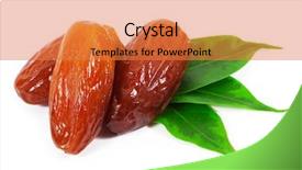  Presentation with white - PPT theme consisting of dates isolated on white background background and a coral colored foreground