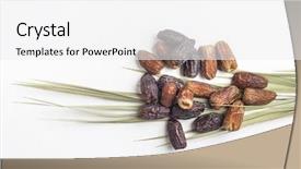  Presentation with palm tree - Cool new presentation theme with dates placed on a palm backdrop and a white colored foreground