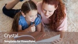  Presentation with tarot card spread reading - Audience pleasing presentation consisting of daughter on the carpet reading backdrop and a  colored foreground