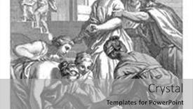  Presentation with sword - Presentation with daughters-of-lycomedes-sit-bent background and a light gray colored foreground