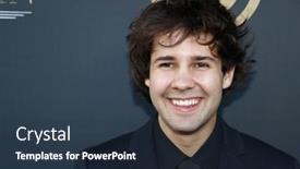  Presentation with comedy - Amazing presentation design having david-dobrik-at-the-comedy backdrop and a tawny brown colored foreground