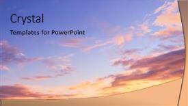  Presentation with fiery - Slide set consisting of dawn - night is coming fiery backdrop background and a light blue colored foreground