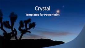  Presentation with joshua tree national park - PPT layouts with dawn in the joshua tree background and a  colored foreground