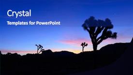  Presentation with joshua tree national park - Cool new theme with dawn in the joshua tree backdrop and a  colored foreground
