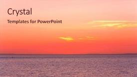  Presentation with dawn - Cool new slide set with dawn panorama gold backdrop and a lemonade colored foreground