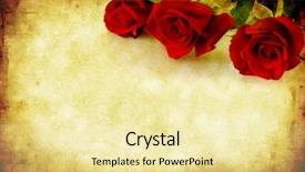  Presentation with valentine - Amazing presentation having day background combining red roses backdrop and a blonde colored foreground