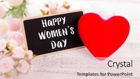  Presentation with pink rose - Slides consisting of day background with pink rose background and a lemonade colored foreground