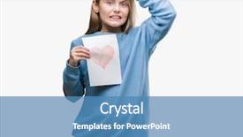  Presentation with beautiful young girl red - PPT layouts enhanced with day card with red heart background and a teal colored foreground