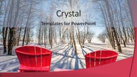  Presentation with bright - Amazing PPT theme having day comfortable red plastic chaise backdrop and a  colored foreground