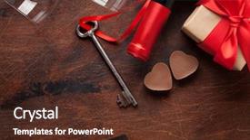  Presentation with chocolate wine - Audience pleasing presentation consisting of day greeting card with wine backdrop and a tawny brown colored foreground