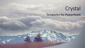  Presentation with clear sunny day rural landscape - Theme having day in summer time good background and a light gray colored foreground