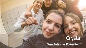  Presentation with electronics - Beautiful PPT theme featuring day in the electronics classroom backdrop and a tawny brown colored foreground