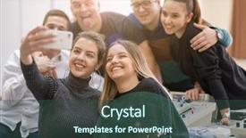  Presentation with electronics - Beautiful PPT theme featuring day in the electronics classroom backdrop and a tawny brown colored foreground