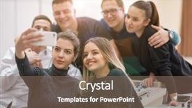  Presentation with electronics - Slides with day in the electronics classroom background and a violet colored foreground