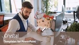  Presentation with music business - Audience pleasing slides consisting of day-in-the-life backdrop and a coral colored foreground