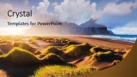  Presentation with batman - Audience pleasing slides consisting of day location place vestrahorn batman backdrop and a light blue colored foreground