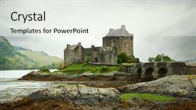  Presentation with scotland - Audience pleasing slide deck consisting of day low tide highlands scotland backdrop and a sky blue colored foreground