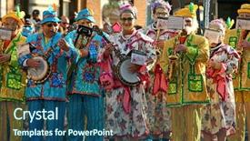  Presentation with new years - Beautiful PPT layouts featuring day mummers day parade 2008 backdrop and a ocean colored foreground