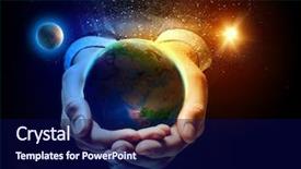  Presentation with hands holding - Theme having day night - close up image of human background and a navy blue colored foreground