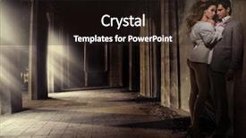  Presentation with day night - Beautiful PPT theme featuring day night - hugging couple backdrop and a wine colored foreground