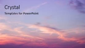  Presentation with fantasy unicorns - Cool new PPT layouts with day night - photo clouds fantasy backdrop and a light blue colored foreground