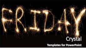  Presentation with night day - Beautiful presentation theme featuring day of week friday it backdrop and a black colored foreground