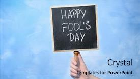  Presentation with light bulbs on chalkboard - Beautiful PPT theme featuring day on light background 1st backdrop and a light blue colored foreground