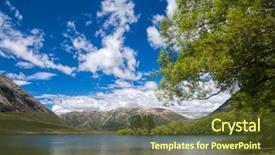  Presentation with new zealand - Theme having day on the lake pearson background and a  colored foreground