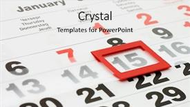  Presentation with planner - PPT theme consisting of day planner - page of calendar showing date background and a white colored foreground