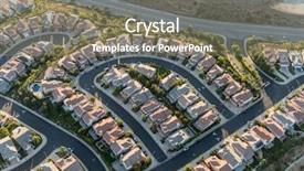  Presentation with los angeles - Amazing presentation theme having day porter - aerial view towards new suburban backdrop and a gray colored foreground