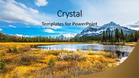  Presentation with ecotourism - Beautiful slides featuring day the concept of ecotourism backdrop and a light blue colored foreground