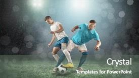  Presentation with cloud gaming - Presentation theme enhanced with day under sky with cloud background and a gray colored foreground