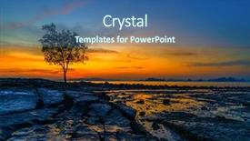  Presentation with erosion - Beautiful PPT layouts featuring summer holidays travel tropical beach backdrop and a ocean colored foreground