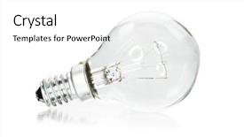  Presentation with light bulb or lightbulb - Cool new PPT layouts with daylight saving - light bulb isolated on white backdrop and a white colored foreground