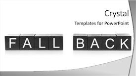  Presentation with space wormhole or black - Cool new presentation with daylight savings time ends - black wooden cubes with space backdrop and a white colored foreground