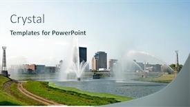  Presentation with 2020 - Cool new slides with dayton-ohio-september-7-2020 backdrop and a sky blue colored foreground