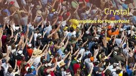  Presentation with respect - PPT layouts with daytona-beach-fl-feb-20 background and a tawny brown colored foreground