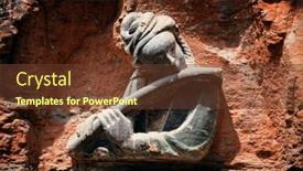  Presentation with world heritage - Cool new PPT layouts with dazu rock carvings as the world heritage site located in suburb chongqing china backdrop and a tawny brown colored foreground