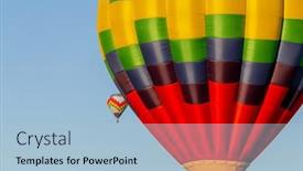  Presentation with balloons blue - PPT theme with dazzling-balloons-dance background and a light blue colored foreground