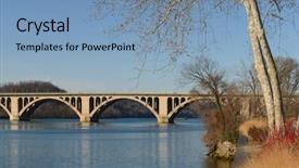  Presentation with winery eastern washington - Slides enhanced with dc - key bridge on potomac background and a teal colored foreground