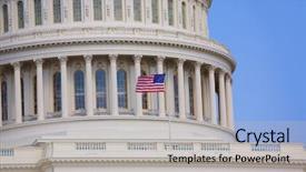  Presentation with congress - Audience pleasing presentation design consisting of dc american flag usa congress backdrop and a light gray colored foreground
